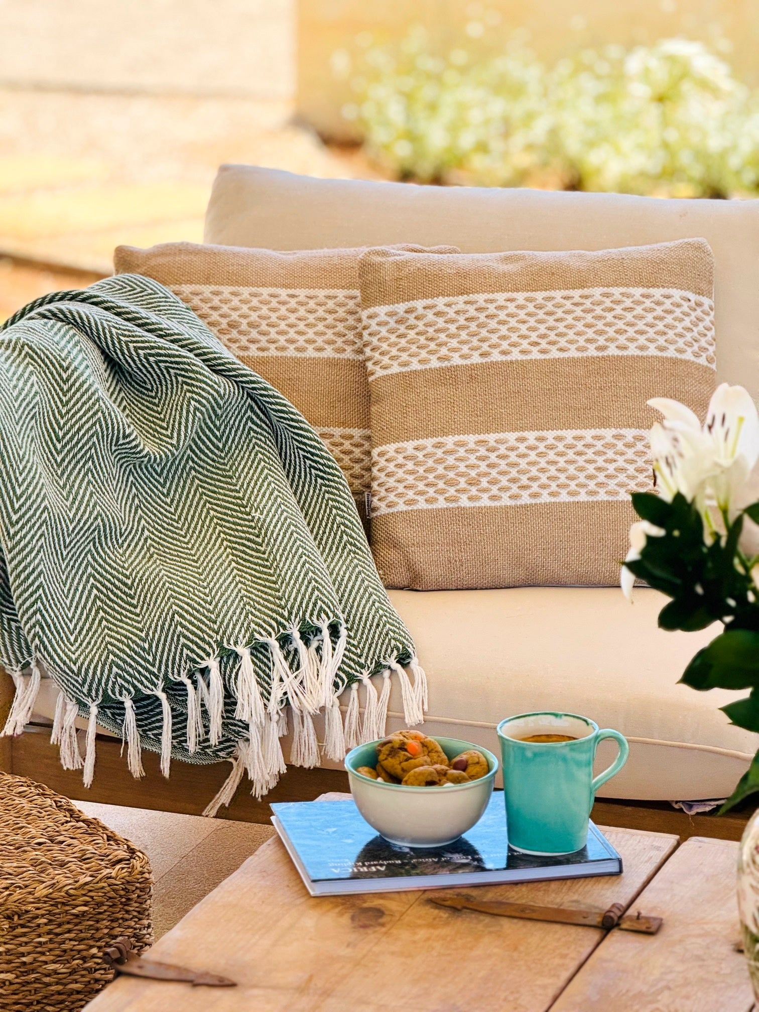 Geis Care – Herringbone Decke Rosmarin (Home & Comfort)