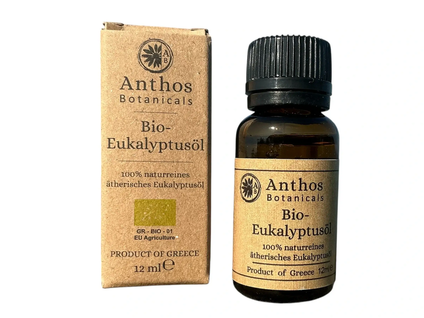 Eukalyptusöl BIO 12ml – Premium ätherisches Öl erfrischend belebend & naturrein für Aromatherapie & Wellness