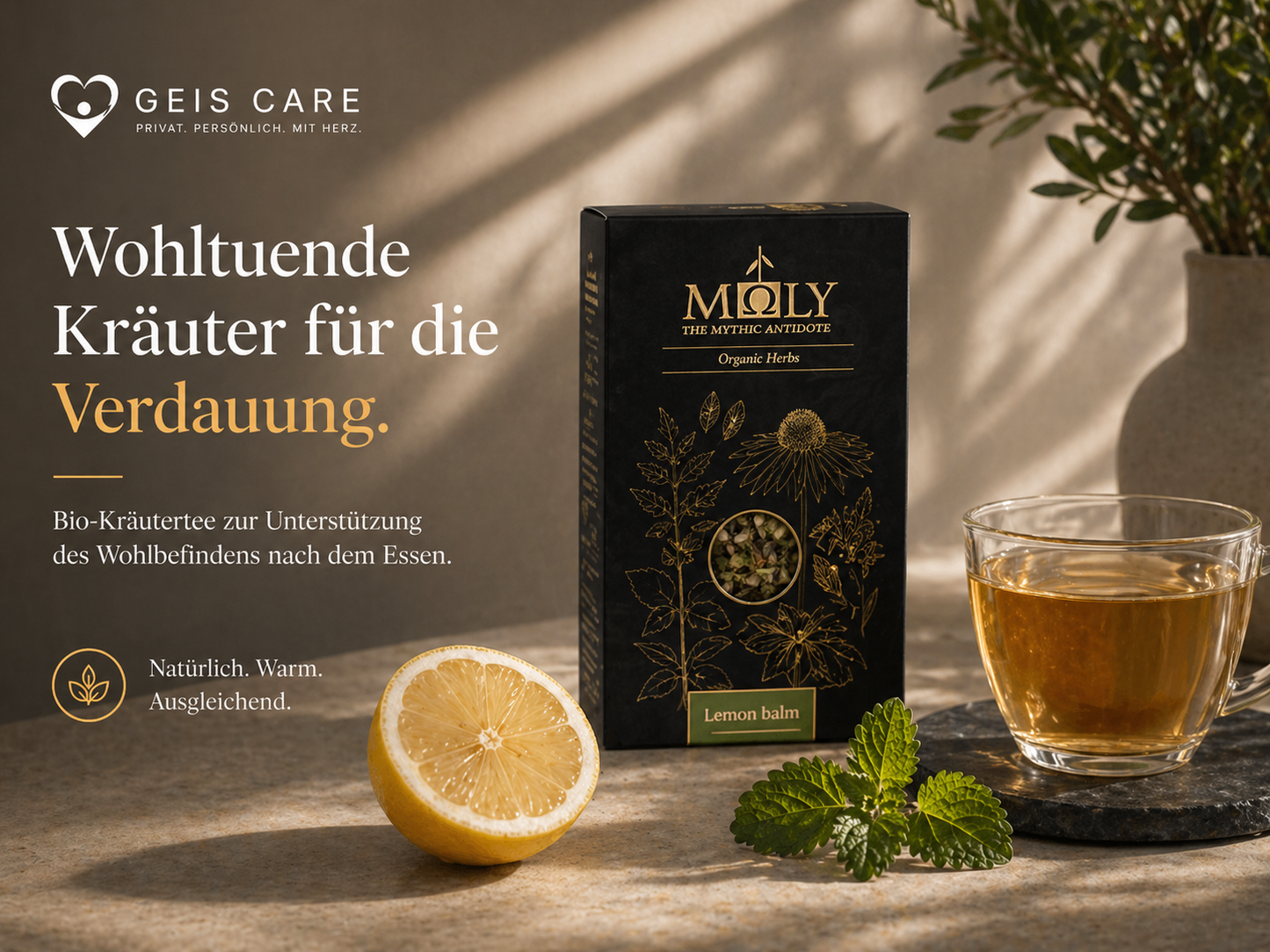 Zitronenmelisse Kräutertee BIO – beruhigend & aromatisch aus dem Mittelmeerraum