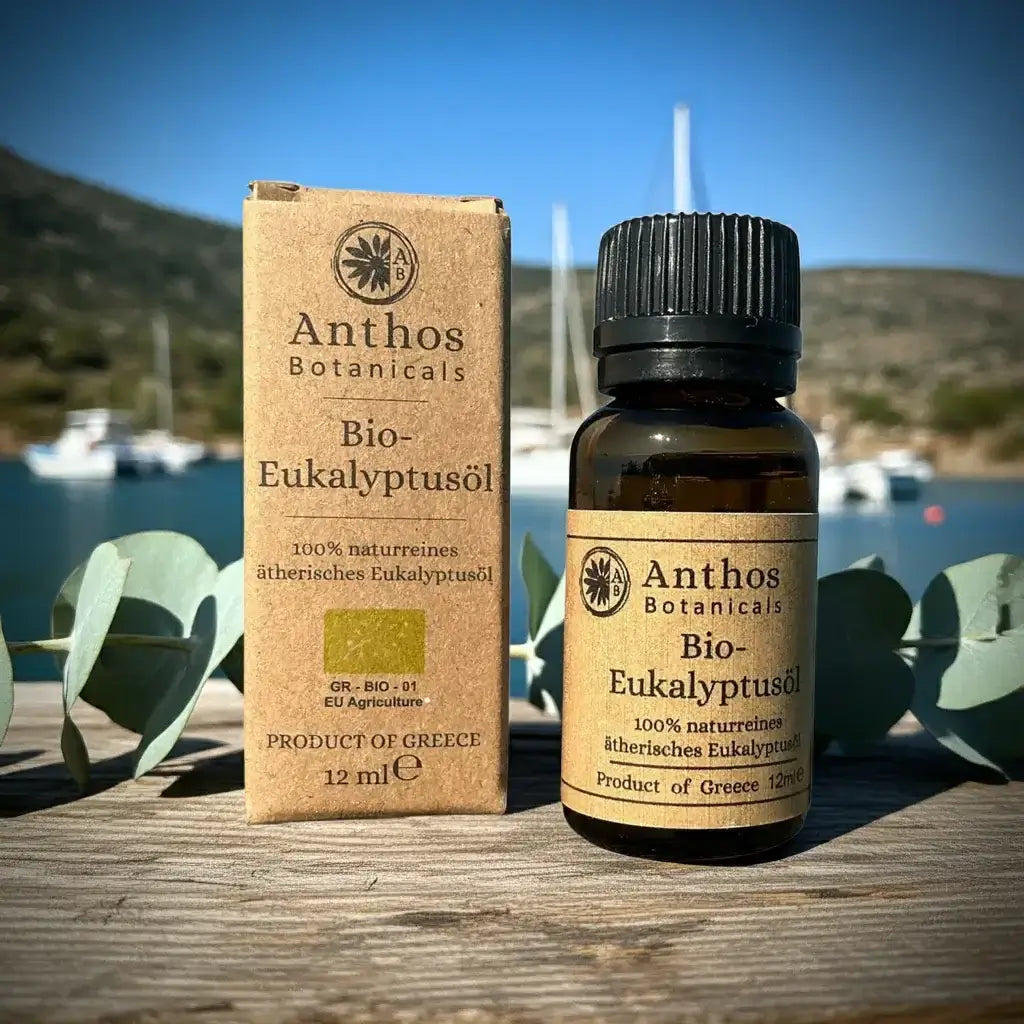 Eukalyptusöl BIO 12ml – Premium ätherisches Öl erfrischend belebend & naturrein für Aromatherapie & Wellness