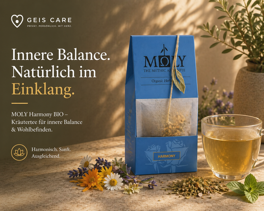MOLY Harmony BIO – Kräutertee für innere Balance & Wohlbefinden
