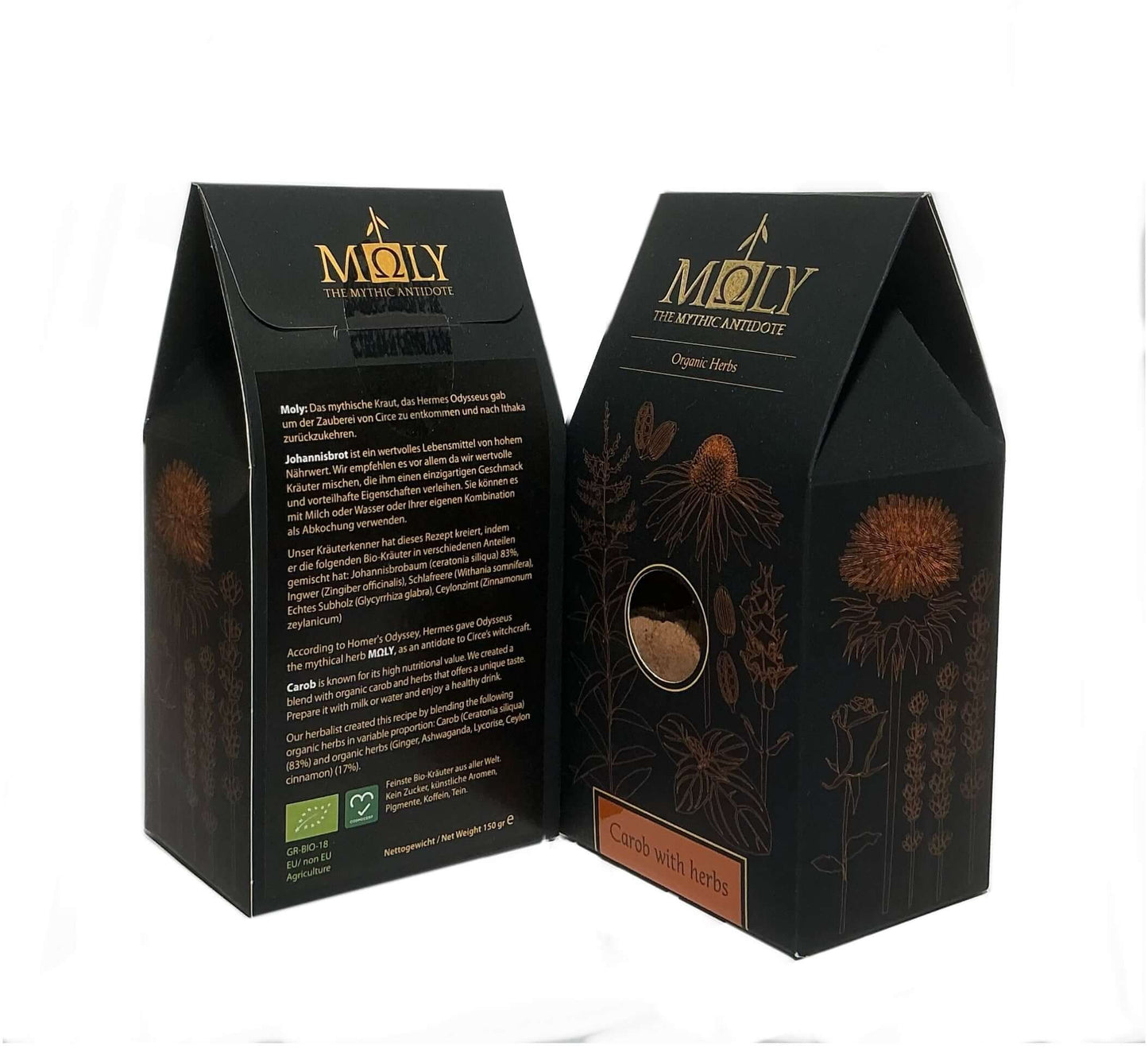 Johannisbrot mit Kräutern BIO – Premium Kräutertee natürlich süß aromatisch & wohltuend aus dem Mittelmeerraum