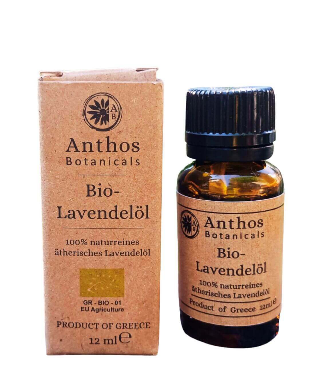 Lavendelöl BIO 12ml – Premium ätherisches Öl beruhigend entspannend & naturrein für Aromatherapie & Wellness
