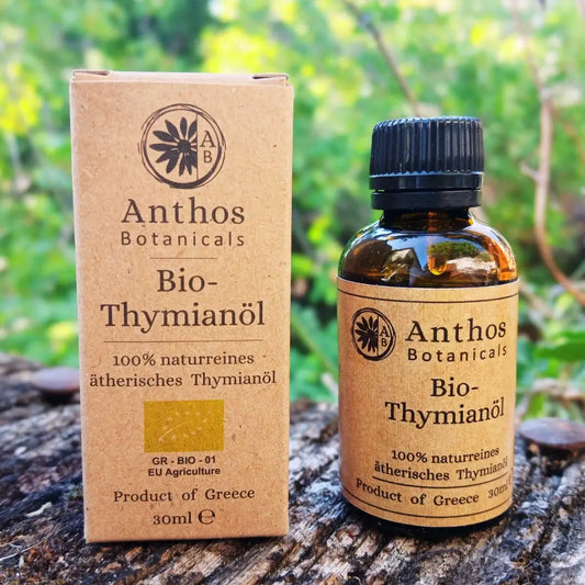 Thymianöl BIO 30ml – Premium ätherisches Öl kraftvoll intensiv & naturrein für Aromatherapie & Wellness