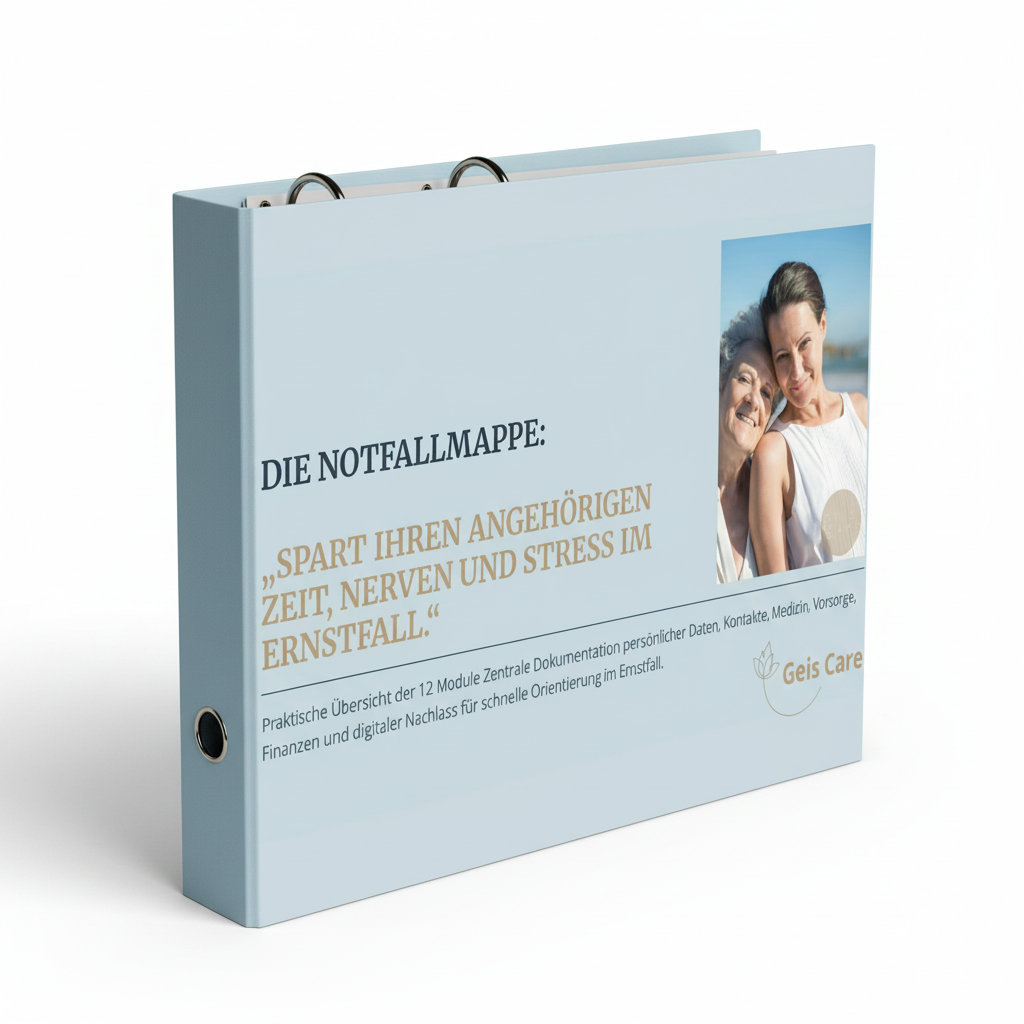 Die Notfallmappe - als erkennbare Mappe