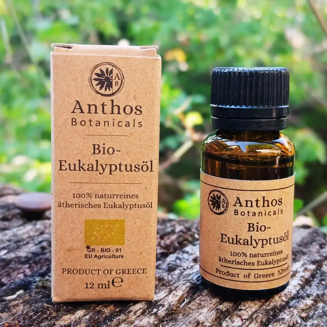 Eukalyptusöl BIO 12ml – Premium ätherisches Öl erfrischend belebend & naturrein für Aromatherapie & Wellness