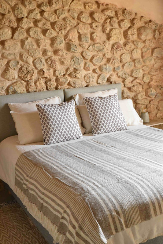 Geis Care – Decke Greige Striped (Decke)