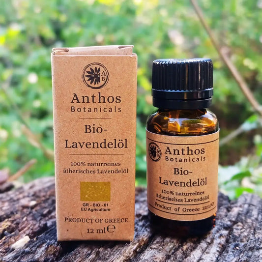 Lavendelöl BIO 12ml – Premium ätherisches Öl beruhigend entspannend & naturrein für Aromatherapie & Wellness