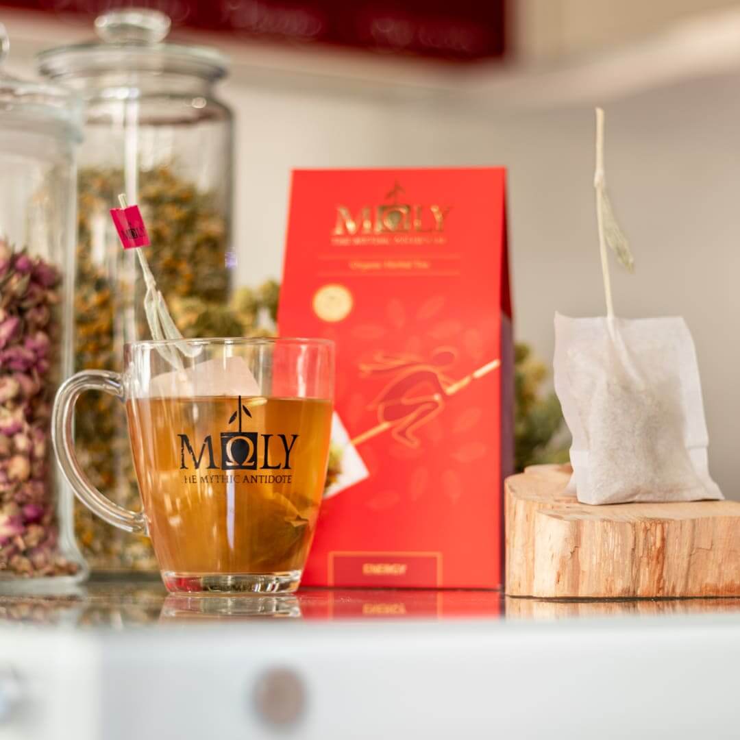MOLY Energy BIO – Premium Kräutertee belebend vitalisierend & energiespendend für mehr Energie im Alltag