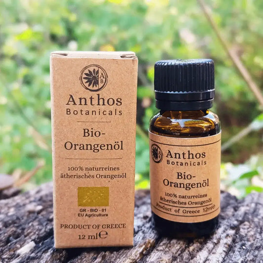 Orangenöl BIO 12ml – Premium ätherisches Öl erfrischend belebend & naturrein für Aromatherapie & Wellness