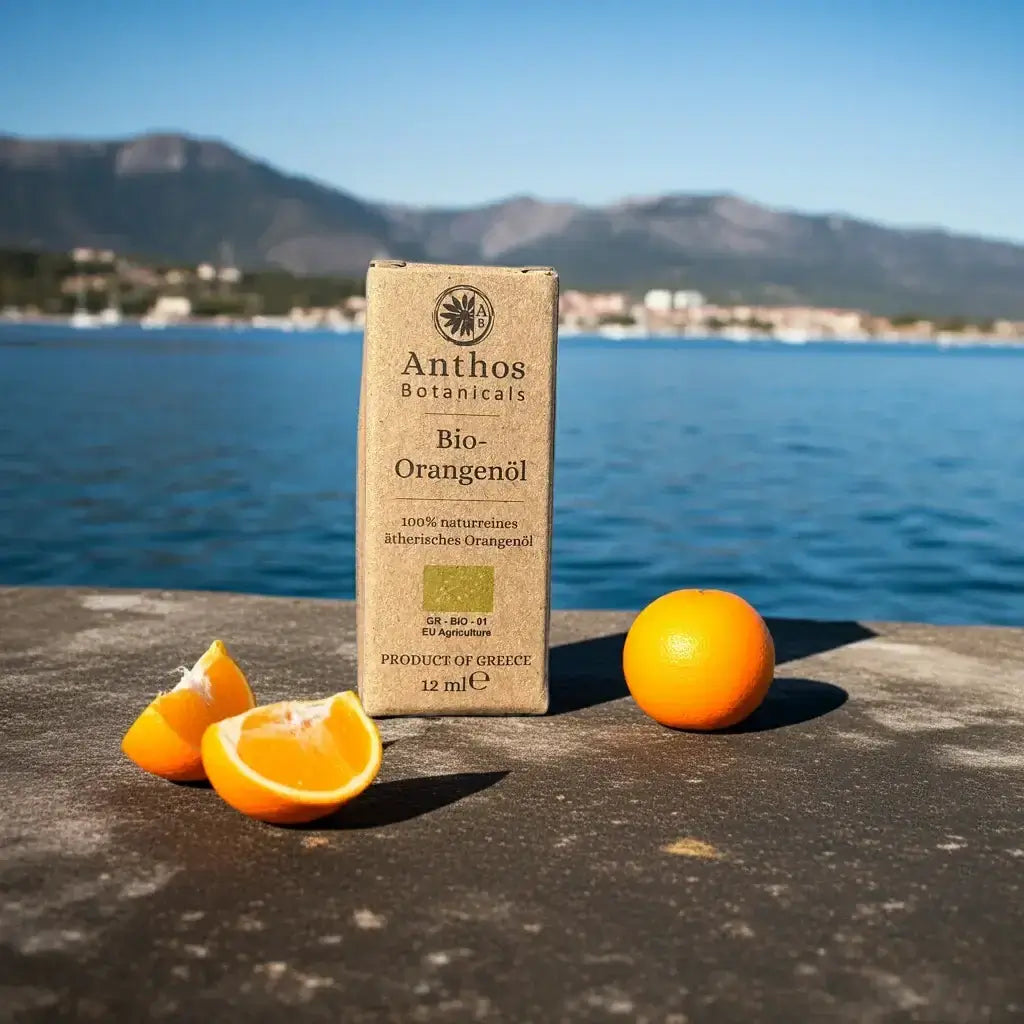 Orangenöl BIO 12ml – Premium ätherisches Öl erfrischend belebend & naturrein für Aromatherapie & Wellness